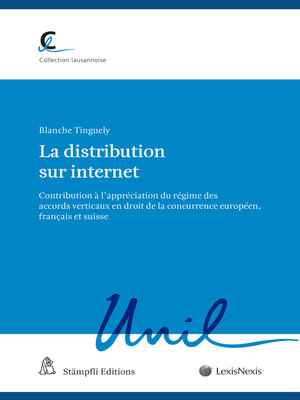 cover image of La distribution sur internet